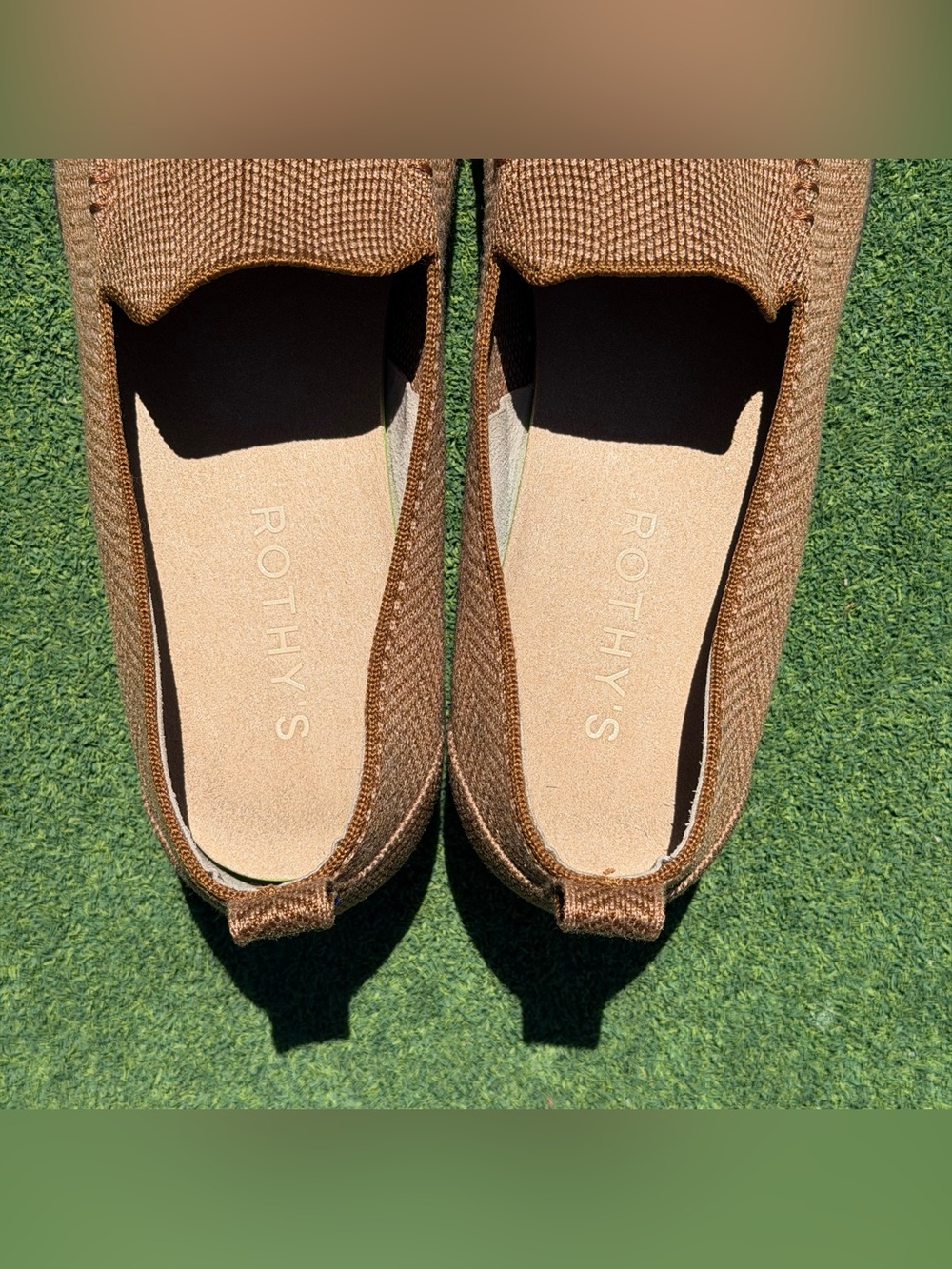 Rothy’s The Lug Loafer Women's Size 12 Brown Casual Formal Herringbone - Picture 6 of 10
